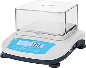 U.S. Solid Precision Lab Scale 3000g x 0.01g- High Precision Analytical Balance w/USB and RS232 Interface, Detachable Draft Shield, 1x 2kg Calibration Weight,100-240 VAC