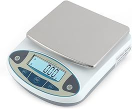 Lab Scale 5000gX0.01 Gram High Precision Laboratory Balance Electronic Scientific Weighing Scale Without Calibration Weight 110V