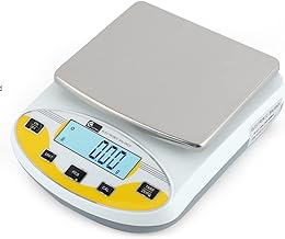 CGOLDENWALL Precision Lab Scale 5000gX0.01g Analytical Electronic Balance Digital Laboratory Scale Precision Jewelry Scales Kitchen Weighing Electronic Scales 0.01g Calibrated 110V (5000g, 0.01g)