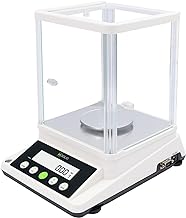 U.S. SOLID 1100 g x 0.01 g Precision Balance – Digital Analytical Lab Balance – Electronic Precision 10 mg Accuracy Scale with Glass Doors