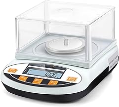 Bonvoisin Analytical Balance 500 Gram x 0.001g High Precision Lab Scale Accurate Scientific Laboratory Electronic Scale 1 Milligram Digital Jewelry Weighing Scale with Windshield (500g, 0.001g)