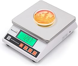 Bonvoisin Precision Scale 10kgx0.1g Digital Lab Scale Accurate Electronic Balance Portable Laboratory Analytical Balance Industrial Counting Scale Jewery Kitchen Scale CE Certified(10kg, 0.1g)