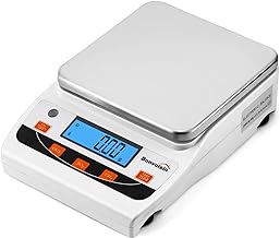 Bonvoisin Lab Scale 5000g/0.01g High Precision Laboratory Scientific Scale 0.01 Gram Accuracy Electronic Analytical Balance Digital Kitchen Jewelry Scale (5000g, 0.01g)