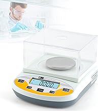 CGOLDENWALL Lab Scale 0.001g Laboratory Analytical Balance Digital Jewelry Weighing Scale 1mg Precision Electronic Scientific Scale Calibrated 110V (100g, 0.001g)
