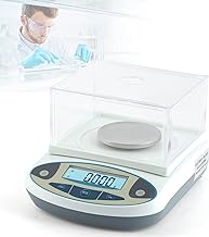 CGOLDENWALL Lab Scale 0.001g Analytical Balance Precision Electronic Scientific Scale 1mg Digital Jewelry Weighing Scale Calibrated 110V (500g, 0.001g)