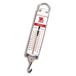 Ohaus 8001-MN Pull-Type Hanging Spring Scales, 250g x 10g, and 2.5N x 0.1N