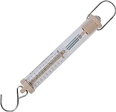 Newton Force Meter Spring Scale - Max Capacity 3000g/30N, Dual Scale Labeled White Scale (1)