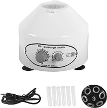 Electric Laboratory Benchtop Centrifuge,Centrifuge Machine Benchtop with Timer and Speed Control for Laboratory Medical Practice, 4000 RPM, Plasma PRP, Capacity 20ml x 6 Tubes, 110V 60Hz