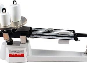 Triple Beam Mechanical Balance Scale with Zero Adjustment Tare and Magnetic Dampening, 2610g Capacity with Included Weights, 0.1g Readability