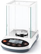 Bonvoisin Analytical Balance 300gx1mg Precision Lab Scale Digital Electronic Scale 1mg Laboratory Analytical Scale LCD Display Scientific Scale with Windshield (300g, 0.001g)